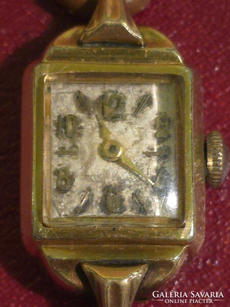 GUB Glashütte női retro zsebóra eredeti dobozában irataival