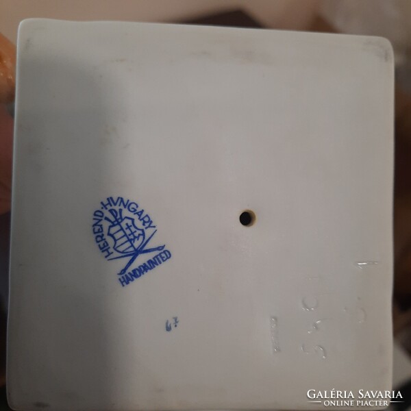 Herendi porcelán Táncoló Juhász, Betyár, Paraszt figura 1. Oszt.