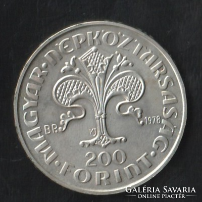 200 Forint 1978 Az első magyar aranyforint emlékére