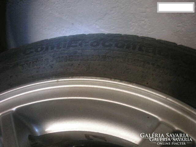 SUZUKIRA SZÉP GUMIS ALU FELNIK 4DB GARÁZSBÓL LEÁRAZVA CONTINENTÁL RADIÁL GUMIKKAL155 / 70 / R 13:75T
