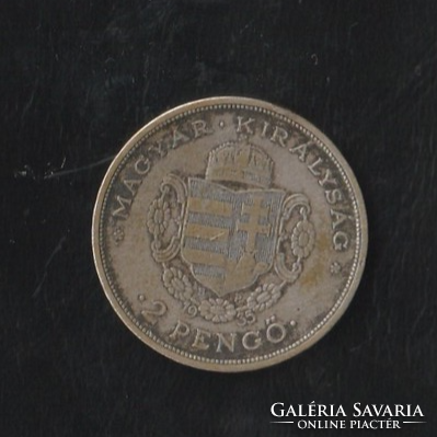 2 Pengő 1935 II Rákóczi Ferenc
