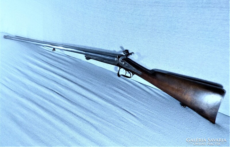 GYÖNYÖRŰ, ANTIK, DUPLACSÖVŰ LEFAUCHEUX PUSKA, PÁRIZS, CA. 1860!!!