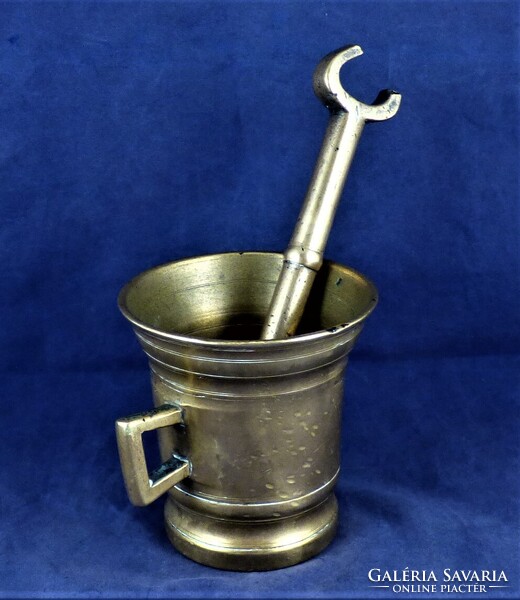 RITKA, KORABELI EMPIRE, BRONZ MOZSÁR, CA. 1820!!!
