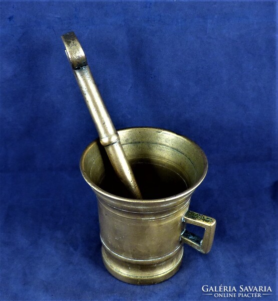 RITKA, KORABELI EMPIRE, BRONZ MOZSÁR, CA. 1820!!!