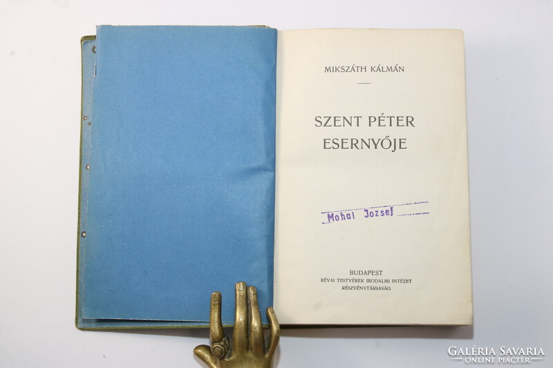 Mikszáth - Szent Péter esernyője különleges Falus Elek kötés Nyugat könyvei sorozat Ritka !!