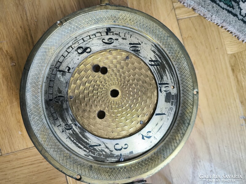 Biedermeier kandalló óra keret képkeret óra képóra szàmlap ajtóval