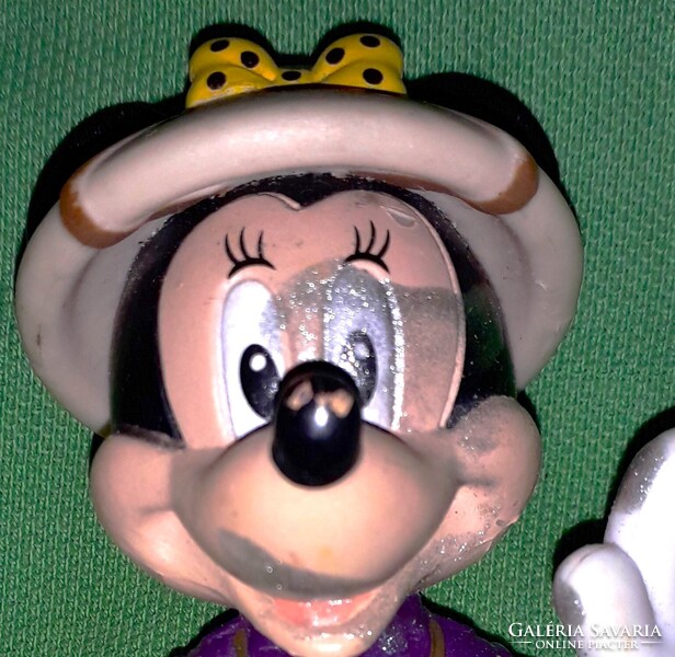 Eredeti SCHLEICH DISNEY - MIKI MOUSE EGÉR afrikai szafari kalapban festett gumi figura képek szerint