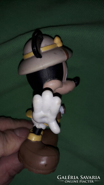 Eredeti SCHLEICH DISNEY - MIKI MOUSE EGÉR afrikai szafari kalapban festett gumi figura képek szerint