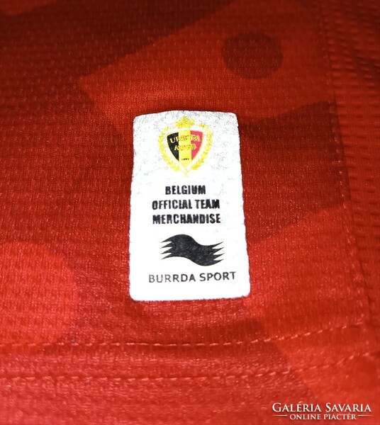 M-es vintage Burrda Sport Belgium válogatott (2014/15) hazai mez