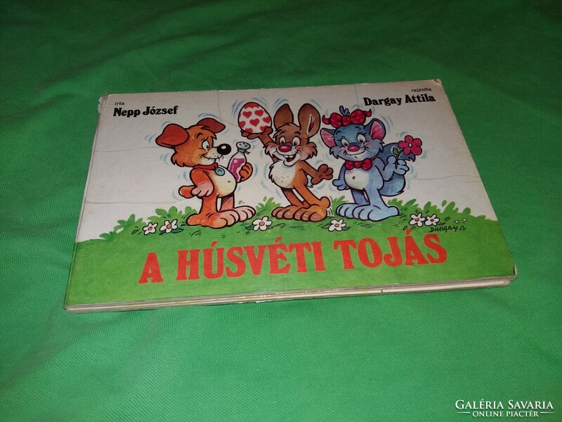 1991.Nepp - Dargay : Húsvéti tojás képes LEPORELLO mese könyv a képek szerint Polygon Kiadó
