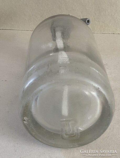 PATA GYÖRGY ÉS TÁRSA MISKE SZIKVÍZGYÁR NAGY SZÓDÁSÜVEG SZIFON 32 CM