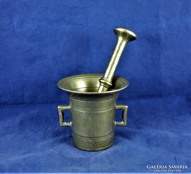 BRONZ MOZSÁR, CA. 1850!!!