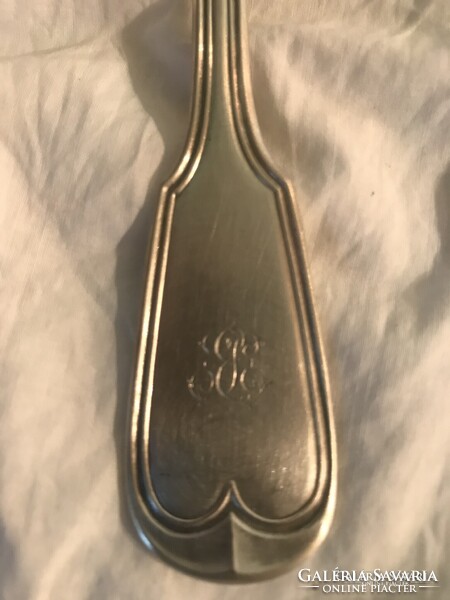 EVŐESZKÖZ - 8 db  - CHRISTOFLE - 1920 év  - " KÍNAI HEGEDŰ " - FRANCIA - EZÜSTÖZÖTT