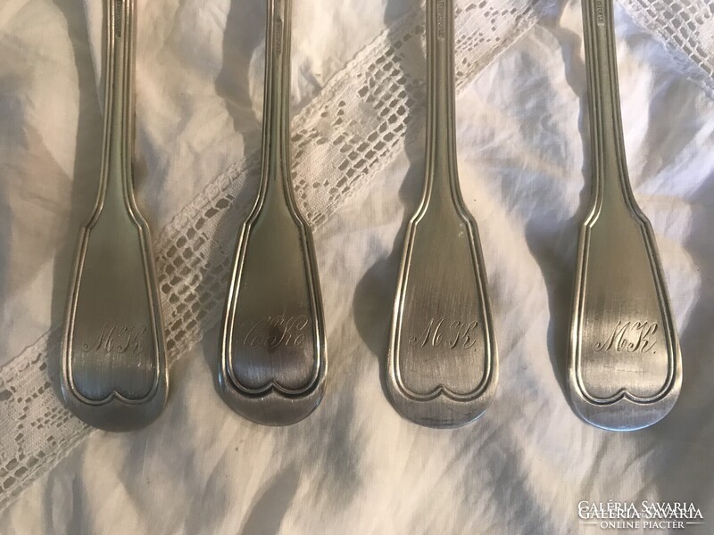 EVŐESZKÖZ - 8 db  - CHRISTOFLE - 1920 év  - " KÍNAI HEGEDŰ " - FRANCIA - EZÜSTÖZÖTT