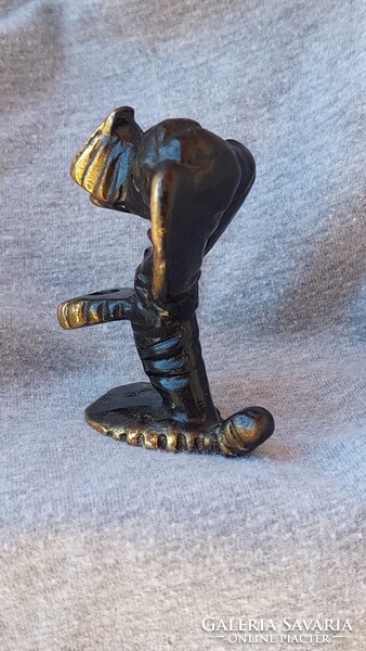 Ritka Walter Bosse bronz kutya