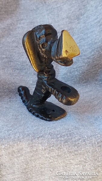 Ritka Walter Bosse bronz kutya