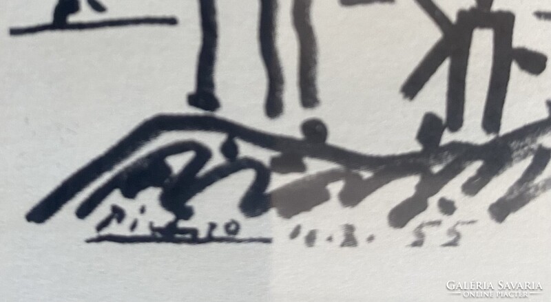 Pablo Picasso Don Quijote - litográfia