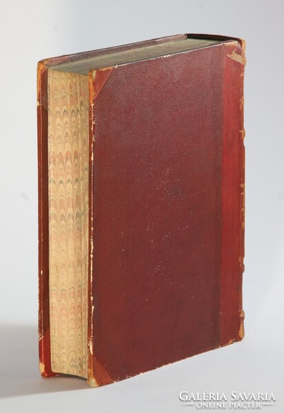 1859 Kuthen költeményei egyedi bibliofil félbőr kötésben !!