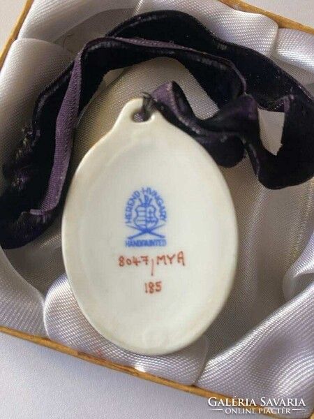 Herendi Medál bársony szalagon