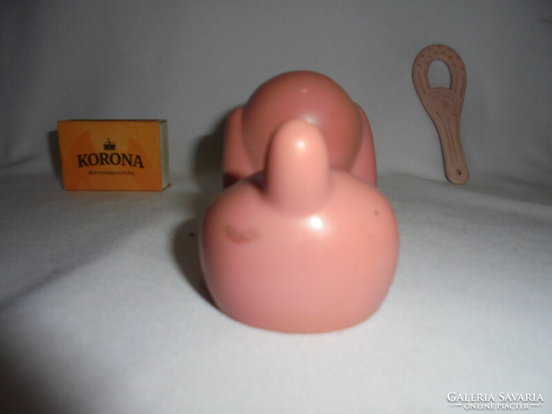 Retro CHICCO rágóka és csipogós gumi kutya baba játék - együtt