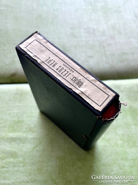 Régi imádságoskönyv kemény kötésben, tokjában jó állapotban - 12 x 9 cm