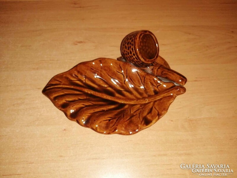 Kerámia pipás hamutál, hamutartó, pipatartó - 13*18 cm (po-4)