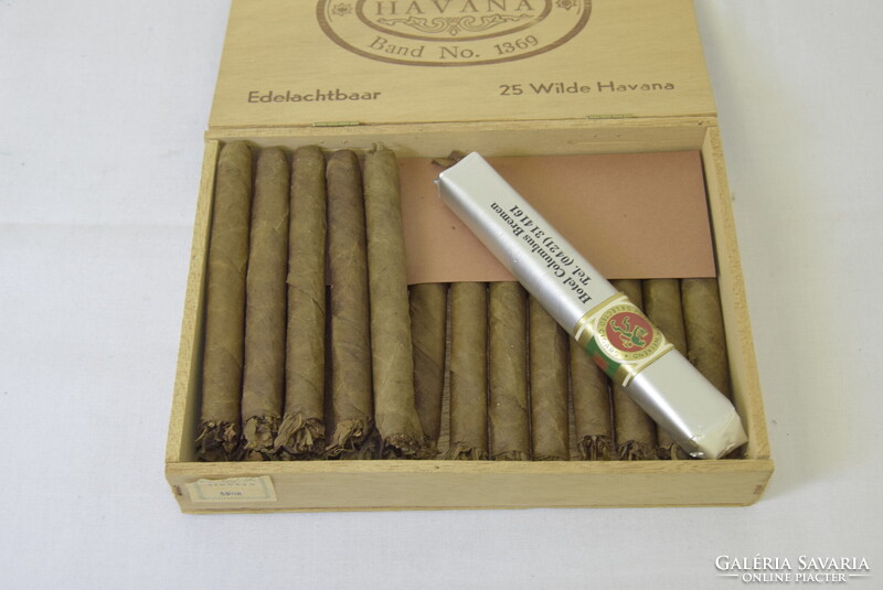 Havana dohányos doboz és cigaretták A334