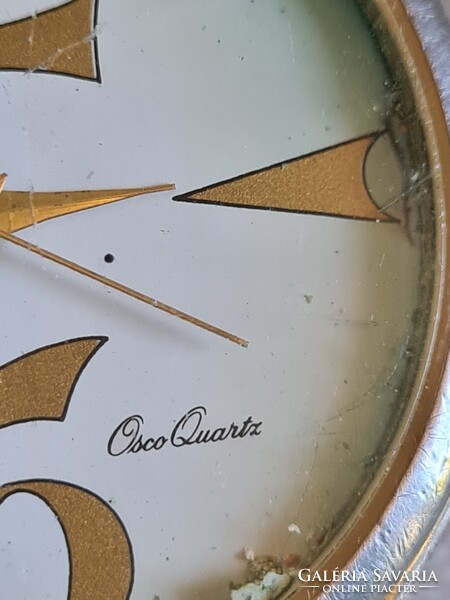 Osco Quartz Fémszíjas retro design karóra Inke László hagyatékából