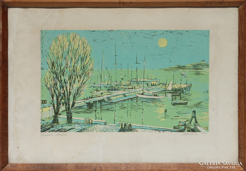 Csavlek András: Füredi móló, 1973