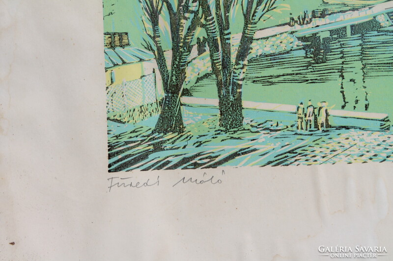 Csavlek András: Füredi móló, 1973