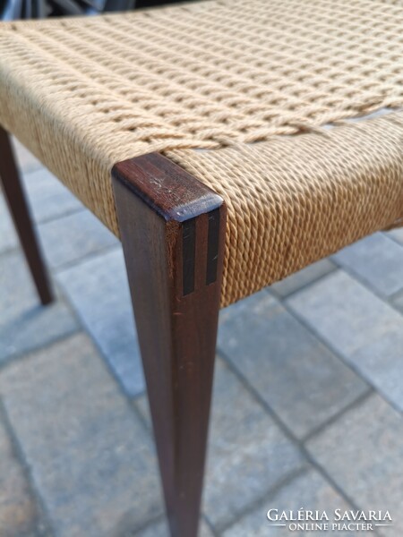 Mid Century Pia Tikfa Székek by Poul Cadovius / 2 db / Retró / Régi / Fonott