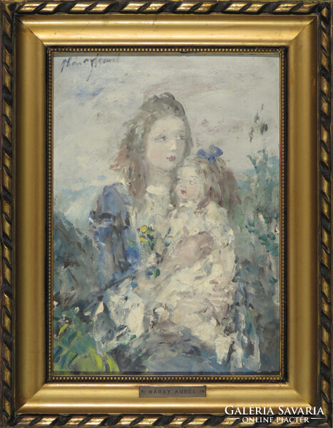 Náray Aurél : Anya és kislánya