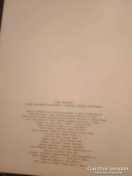 Period Jewish Postcards, Selection from a Private collection, Prague 2000, Alkudható