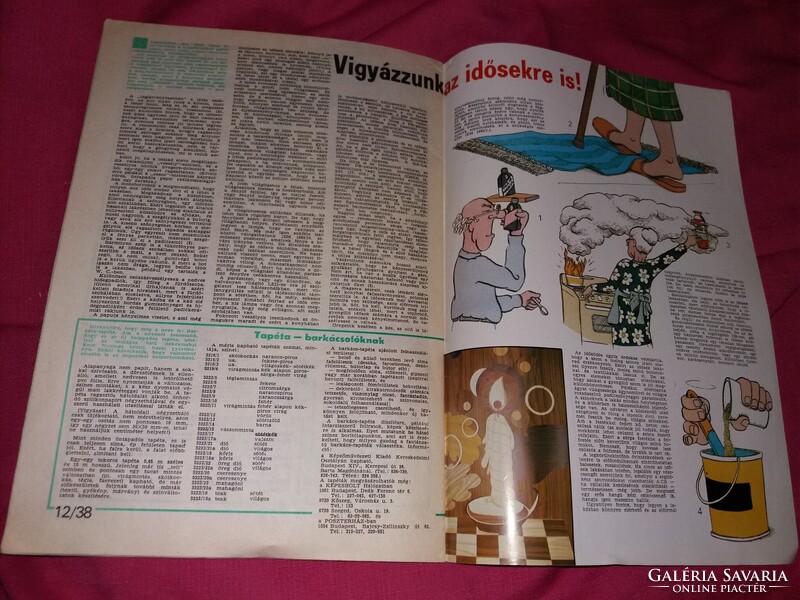 1984 / 12. szám EZERMESTER - BARKÁCS HOBBI havi magazin a képek szerint
