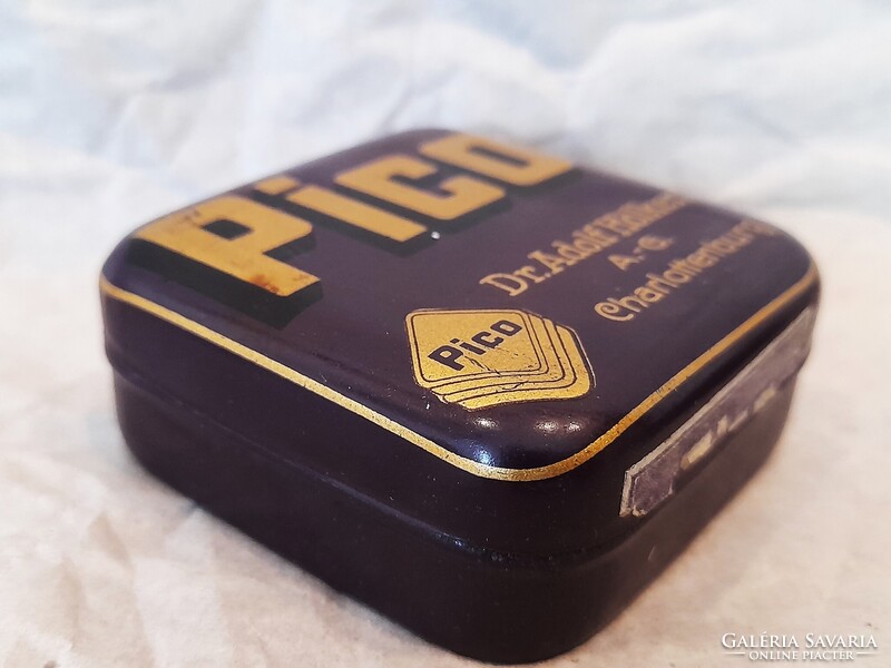 3 db. antik lemez és bakelit doboz (Pelikan, PICO, Kores)