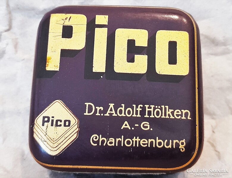 3 db. antik lemez és bakelit doboz (Pelikan, PICO, Kores)