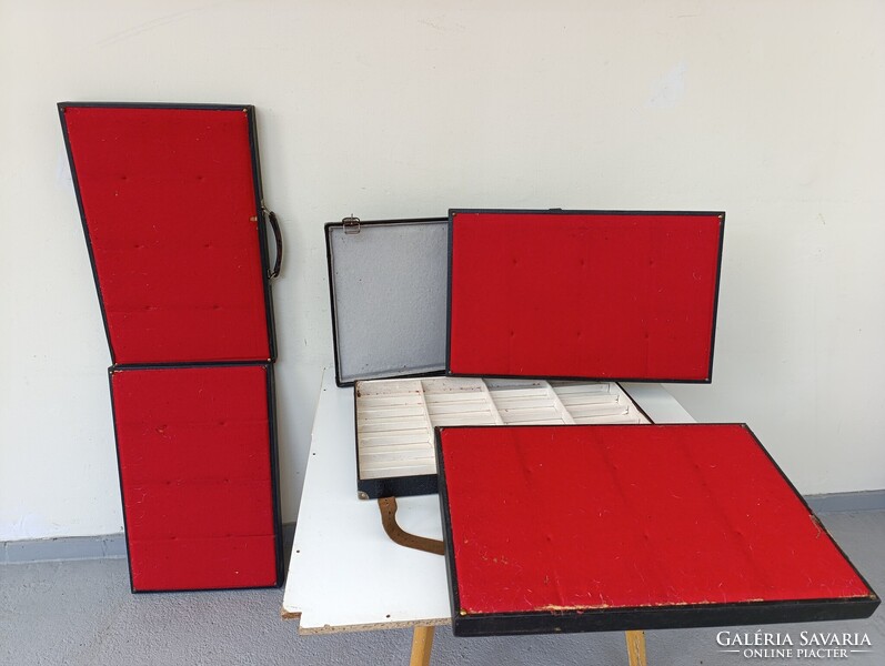 Antik bőrönd jelmez film színház kellék különleges méretű szemüveg karóra óra ügynök tálcás koffer