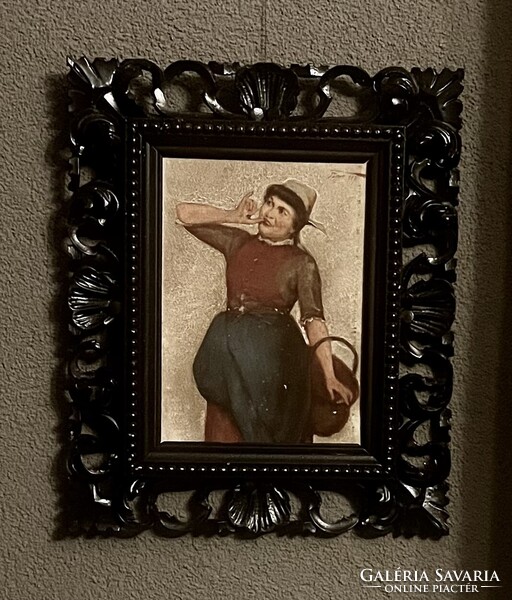 Ritkán fellelhető Karvaly Mór festmény , gyűjtőknek !