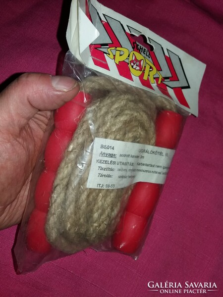 Retro SCHELL - SPORT UGRÁLÓKÖTÉL bontatlan eredeti csomagolással a képek szerint