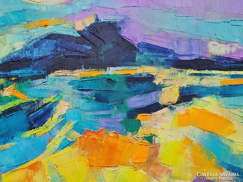Napsütéses impressziók 2. Simon Tündétől (40x40cm)