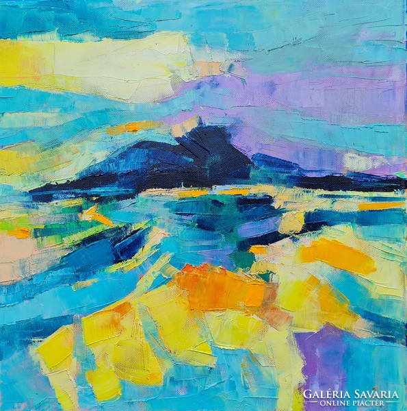 Napsütéses impressziók 2. Simon Tündétől (40x40cm)