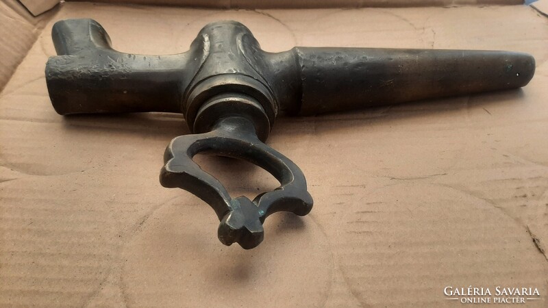 Antik réz hordó/ borcsap