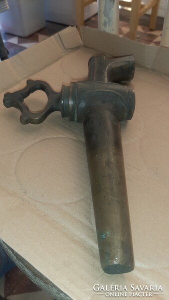 Antik réz hordó/ borcsap