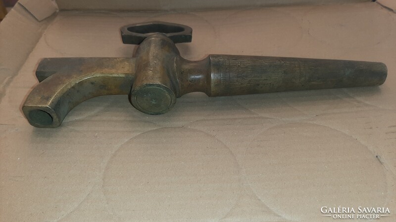 Antik réz hordó/ borcsap