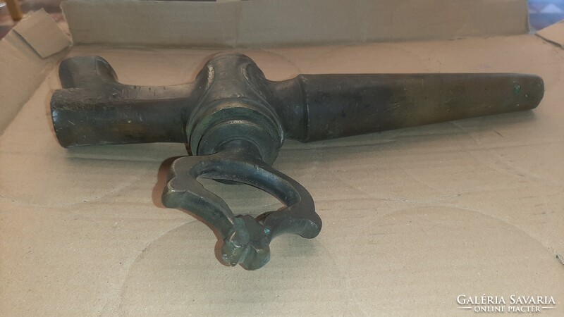 Antik réz hordó/ borcsap