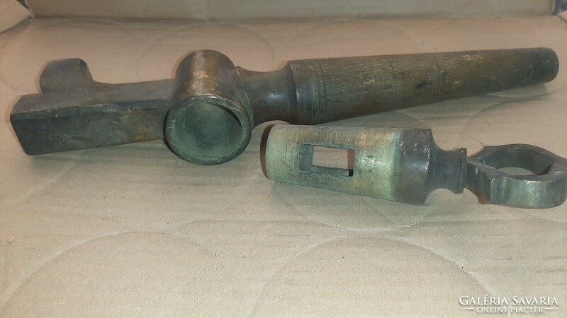 Antik réz hordó/ borcsap