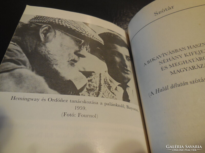 ERNEST  HEMINGWAY   Veszélyes nyár  Árkádia  1988 .