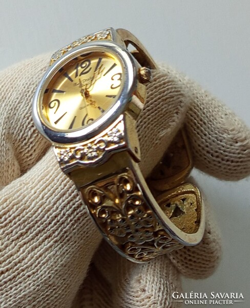 Retro Vintage Marcel Drucker 23-867 Női Quartz Karóra. Különleges. Aranyozott