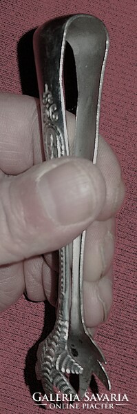 Antik ACÉL sólyom madár karom forma mokkacukros fogó csipesz szép állapotban a képek szerint