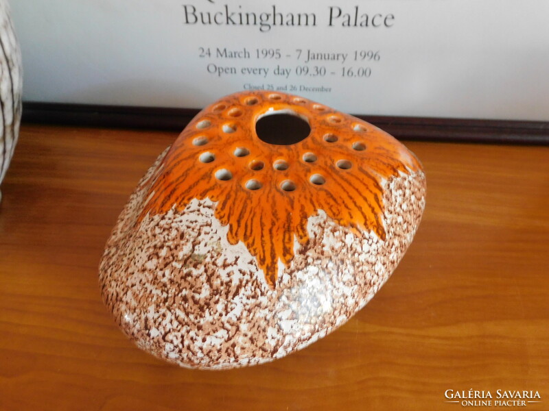 Retro kerámia ikebana "kavics tál"